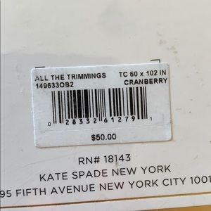 kate spade Other - Brand new Kate Spade tablecloth kate spade Other - Brand new Kate Spade tablecloth